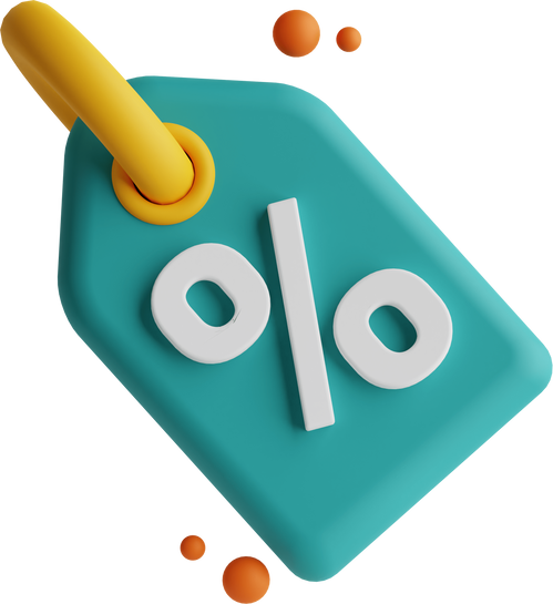 discount 3d icon